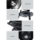 AG BBQ Charcoal Grill with Wheels D44 x H72 (cm)