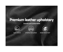 Ninon QUEEN Bed Frame Gas Lift PU Leather - Black Color