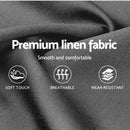 Avion Grey QUEEN/ KING 4-Drawer Bed Frame Linen Fabric