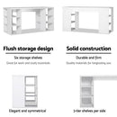 Mona Desk with Drawers & Shelves, L150 x W59 x H75 (cm)