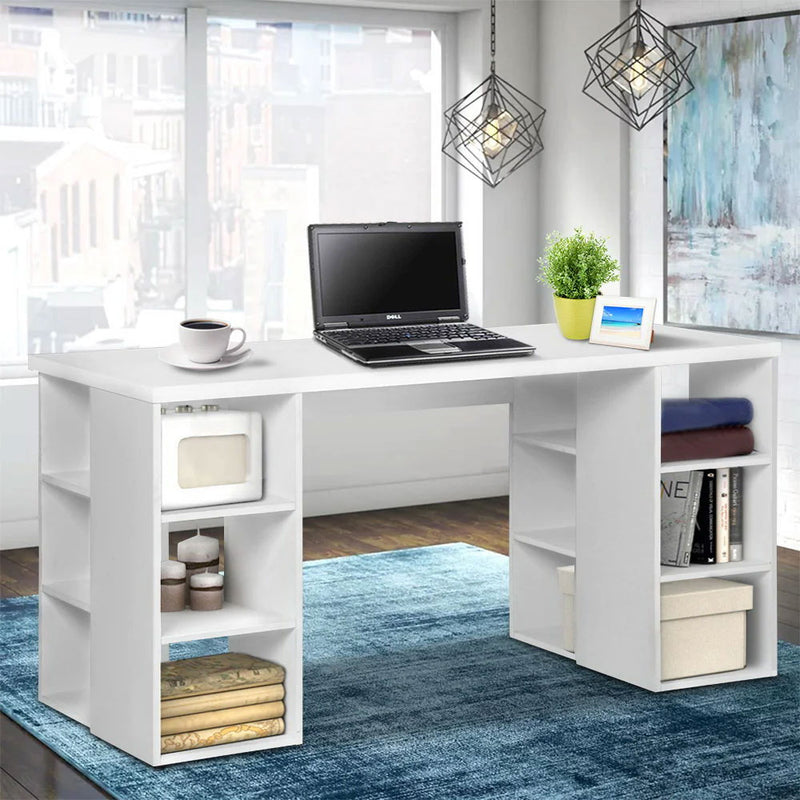 Mona Desk with Drawers & Shelves, L150 x W59 x H75 (cm)