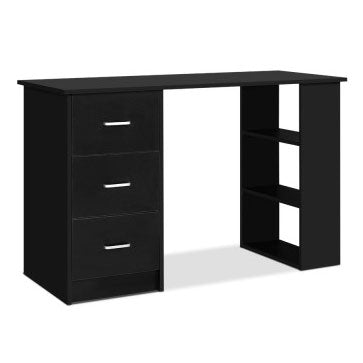 Anna Study Desk with Drawers & Shelves, L120 x W49 x H75.5 (cm)