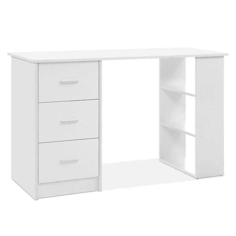 Anna Study Desk with Drawers & Shelves, L120 x W49 x H75.5 (cm)