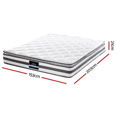 Norbo 21cm Thick Medium Firm 6.0 SINGLE/ KING SINGLE/ DOUBLE/ QUEEN Pillow Top Mattress Pocket Spring