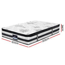 Alga 34cm Thick Medium Firm SINGLE/ KING SINGLE/ DOUBLE/ QUEEN Mattress Euro Top Pocket Spring