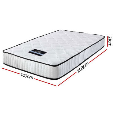 Python 21cm Thick SOFT 5.0 SINGLE/ KING SINGLE/ DOUBLE/ QUEEN Mattress Pocket Spring