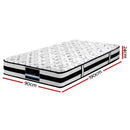 Roma 24cm Thick FIRM 9.0 SINGLE Mattress Pocket Spring