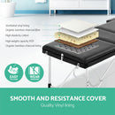 Portable Massage Table 3 Fold 60cm Wide Aluminum Frame