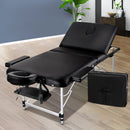 Portable Massage Table 3 Fold 70cm Wide Aluminum Frame