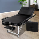 Portable Massage Table 3 Fold 80cm Wide Aluminum Frame