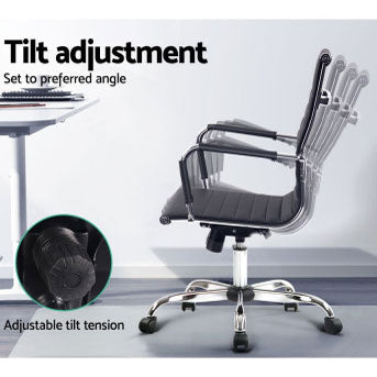 OCHAIR Office Study Chair Black Color