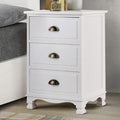 Cabo 3-Drawer Vintage Bedside Table H62xW45xD30 (cm)