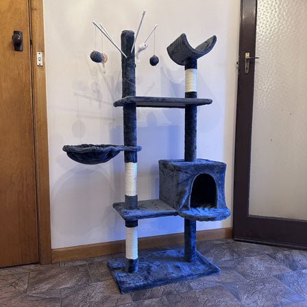 Cat Tree Scratching Post Scratcher Tower 140cm