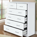 Mona Tallboy Chest of 6 Drawers Storage Cabinet