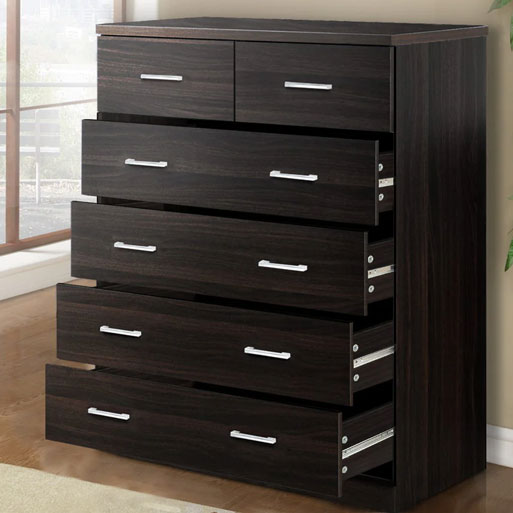 Mona Tallboy Chest of 6 Drawers Storage Cabinet