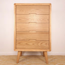 Anna Tallboy Chest of 5 Drawers