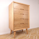 Anna Tallboy Chest of 5 Drawers