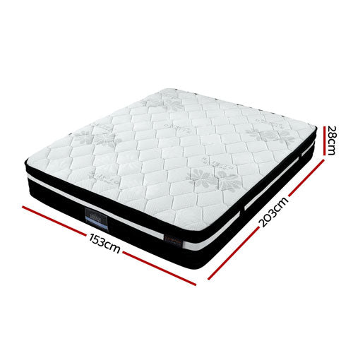 Regina 28cm Thick EXTRA FIRM 9.0 QUEEN/ KING Mattress Euro Top Pocket Spring