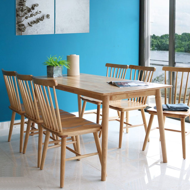 Rion Dining Set, Dining Table and 6 Chairs