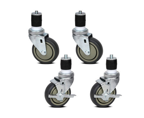 Swivel Castor Wheels Set of 4 Pieces