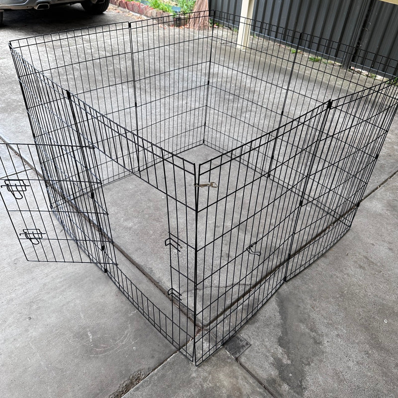 Foldable Pet Playpen, 91cm/36" Height, 8 Panel Fence for Dog Puppy Rabbit