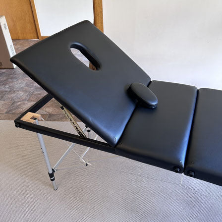 Portable Massage Table 3 Fold 70cm Wide Aluminum Frame